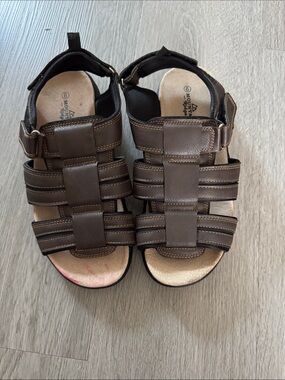 Isola Brown Leather Strappy Men's Sandals